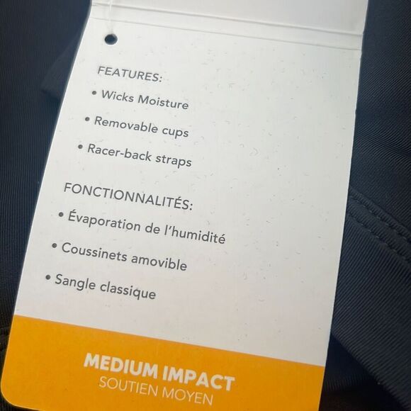 Columbia Women 1 Pack Classic Logo Racerback Omni‎ Wick Bra Size S Sport Bra New - Picture 6 of 7